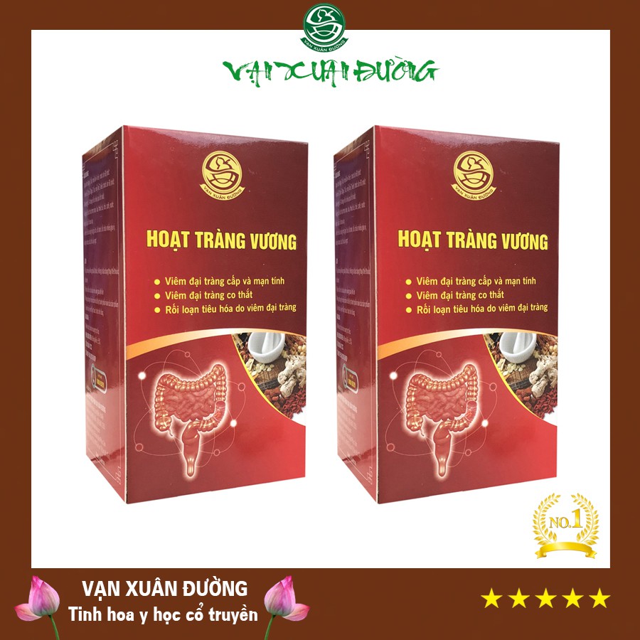 [Combo 2 hộp] Đại Tràng Hoạt Tràng Vương của Vạn Xuân Đường hỗ trợ rối loạn tiêu hoá, viêm loét đại tràng co thắt