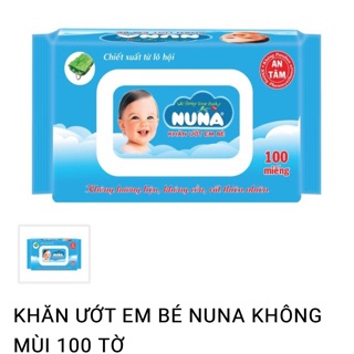 Khăn ướt NUNA 30k gói 100 tờ
