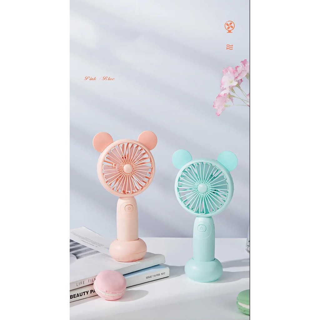 Quạt cầm tay mini Remax Ruchun Series F41, tiện dụng phù hợp với đi chơi, du lịch | BigBuy360 - bigbuy360.vn