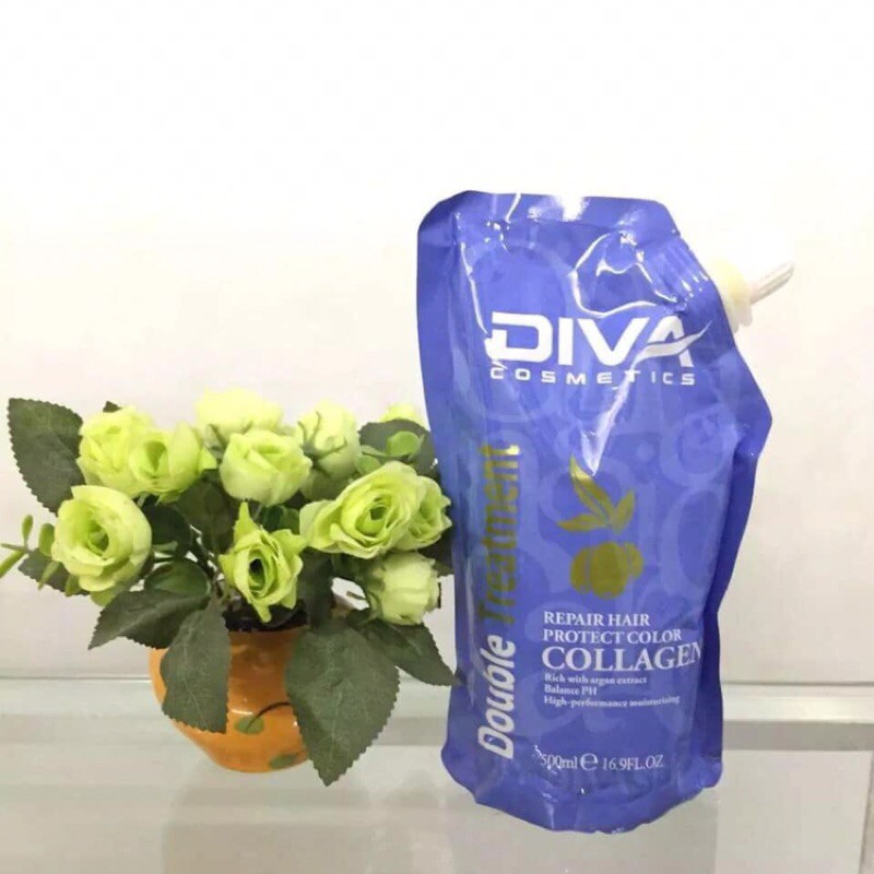 Dầu Hấp Ủ Tóc Collagen DiVa 500ml