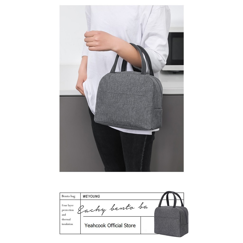 Túi giữ nhiệt đựng hộp cơm Yeahcook Lunch Bag | BigBuy360 - bigbuy360.vn