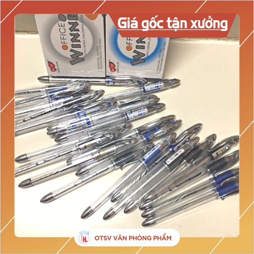Bút bi nước WINNER G326 - Hàng tốt  Mực xanh/đen