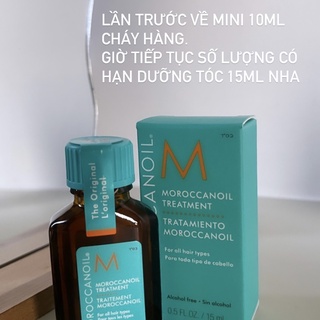 [Bill US] Dầu dưỡng tóc Moroccanoil mini 10ml