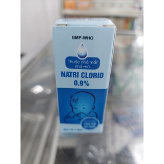 Nước muối nhỏ mắt mũi natriclorid 0,9% chai 10ml- công ty Gia Nguyễn