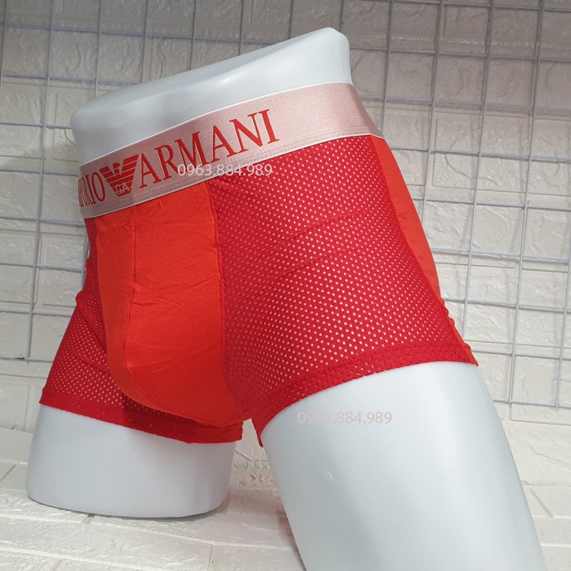 Combo 3 quần boxer nam E.02 chất thun lưới phối cotton màu sắc đa dạng trẻ trung, cạp cao cho anh em khoe hàng