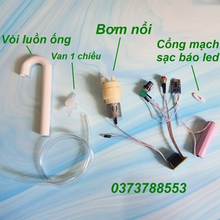 Combo Mạch Chế Bình Rót Rượu Tự Động Hàn sẵn Bơm Nổi 5v