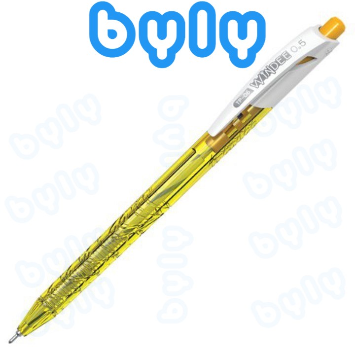 Bút bi dạng bấm mực màu xanh Windee Điểm 10 TP-06 Ngòi 0.5mm - ByLy Store