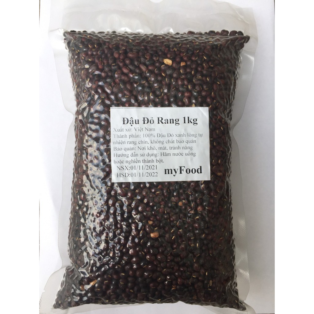 1kg Đậu Đỏ Rang Chín