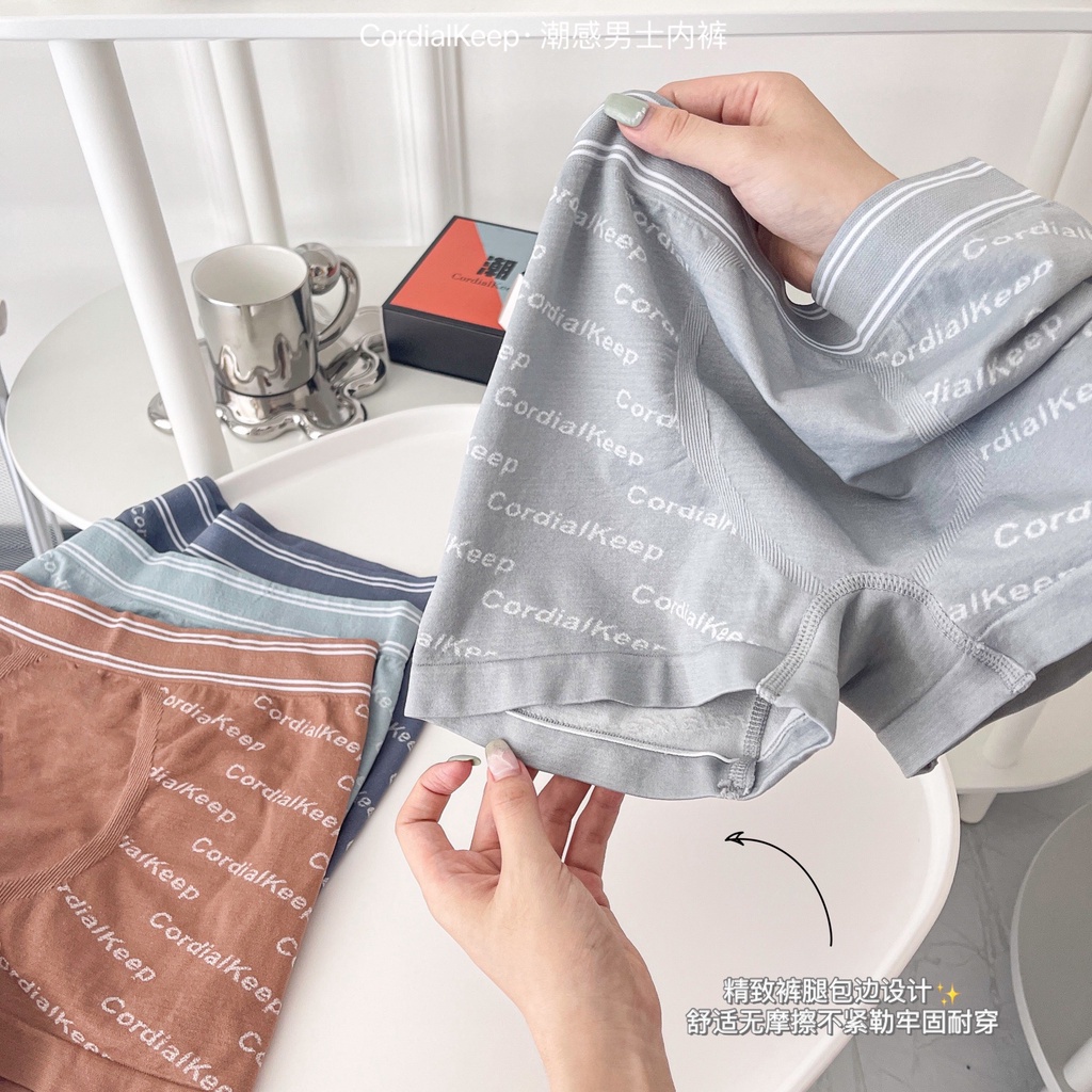 Quần lót boxer thể thao thoáng khí thời trang dành cho nam