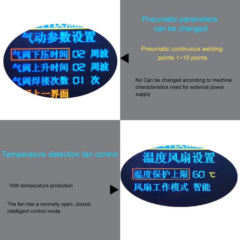 Bộ Điều Khiển Khí Nén Với Cảm Biến Nhiệt Độ Đầu Vào 100A Hiển Thị Kỹ Thuật Số NY-D08