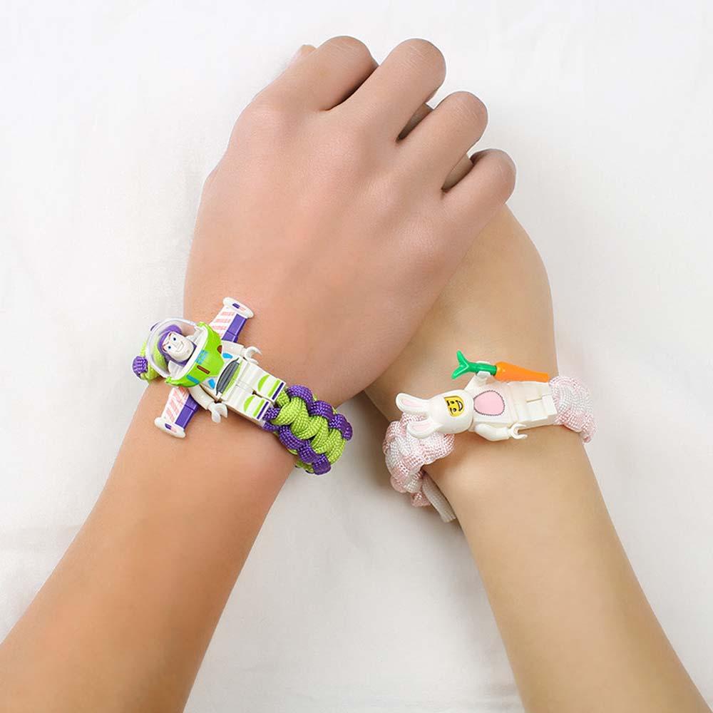 PRESTON Vòng Tay Hình Khối Lắp Ráp Bằng Acrylic Đơn Giản Phong Cách Hàn Quốc Cho Nữ