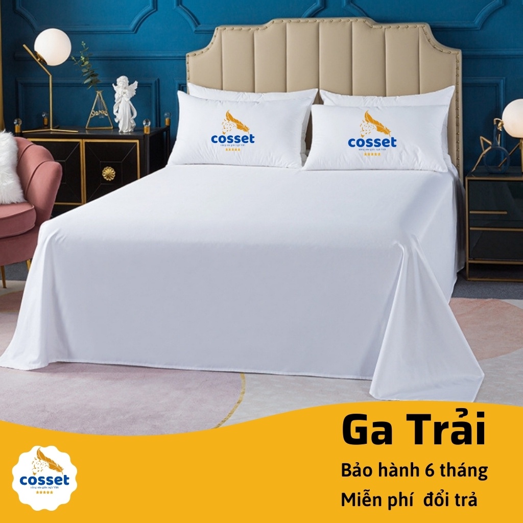 Ga Trải Giường Khách Sạn Cao Cấp Vải T200 - T250 - T300