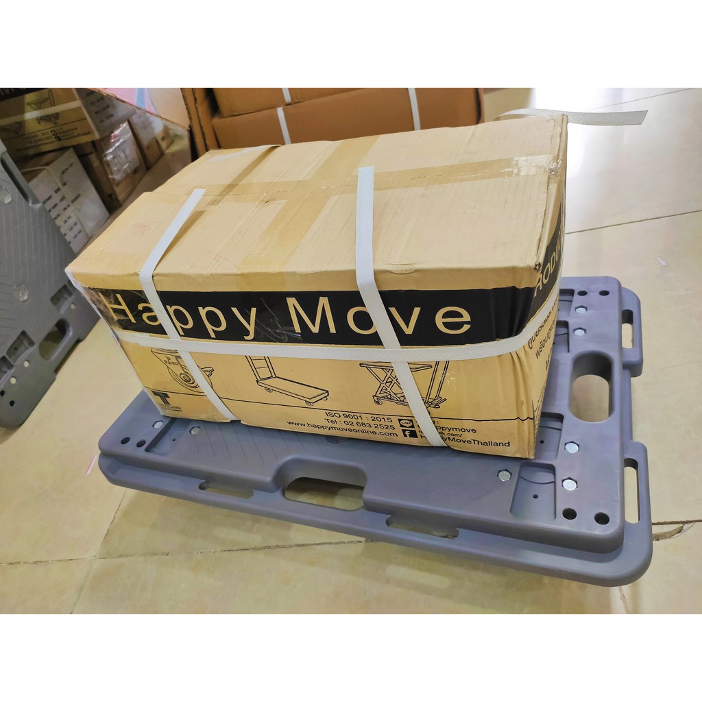 Xe đẩy Dolly FB nối được Pro-skate Happy Move 100kg - Xe đẩy hàng sàn nhựa SIÊU BÈN không tay đẩy