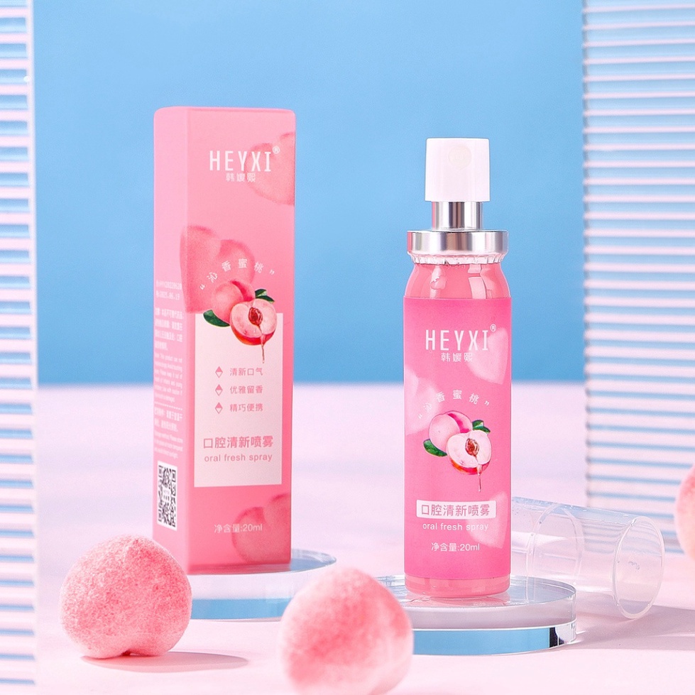 Xịt thơm miệng loại bỏ hơi thở mùi HEYXI 20ML HXTM4