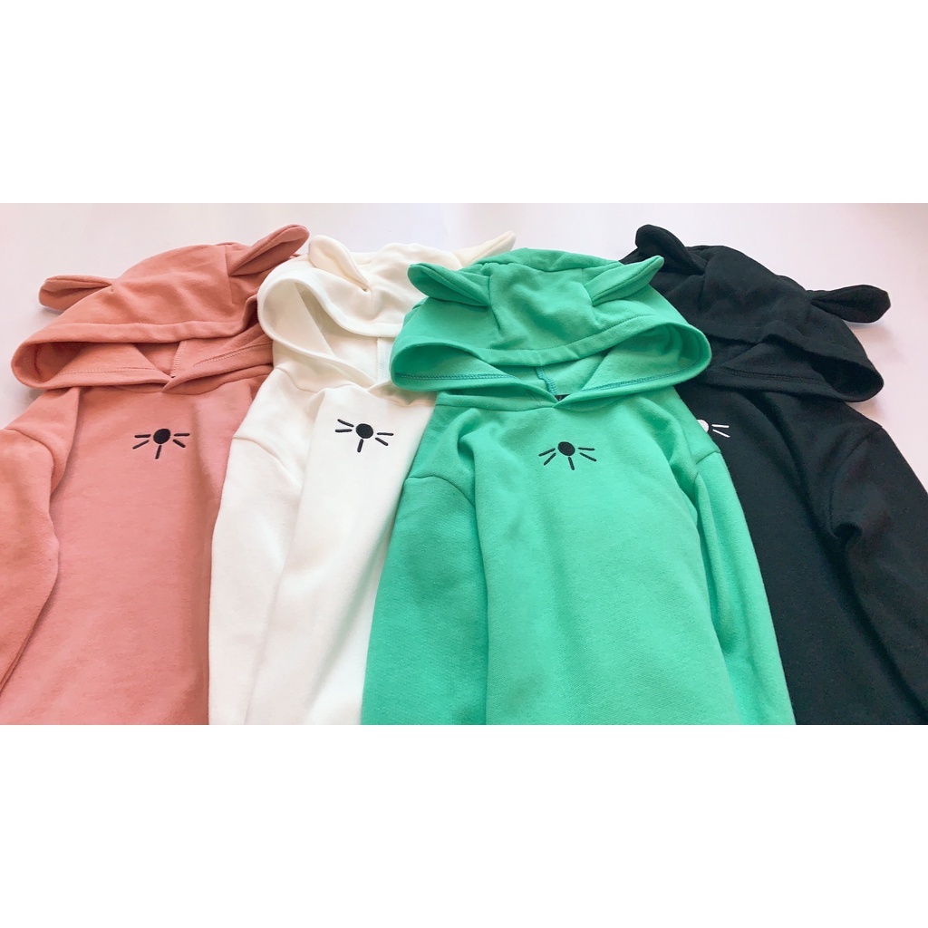 Áo hoodie cho bé trai và bé gái chất nỉ vừa đủ mặc thu đông nhẹ nhàng thoải mái cho bé vận động