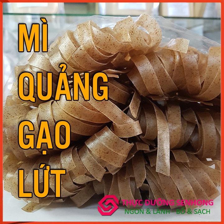Mì quảng gạo lứt  Sạch từ vùng nguyên liệu đến cách chế biến và bảo quản