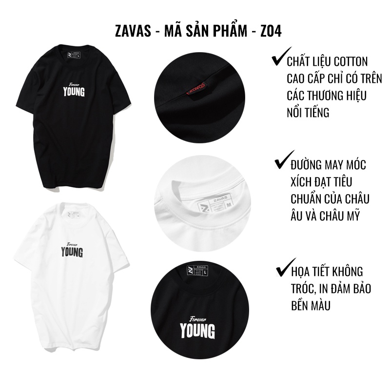 Áo phông nam đẹp ngắn tay cổ tròn cao cấp chất vải cotton co giãn 4 chiều thoáng mát ZAVAS - Z04