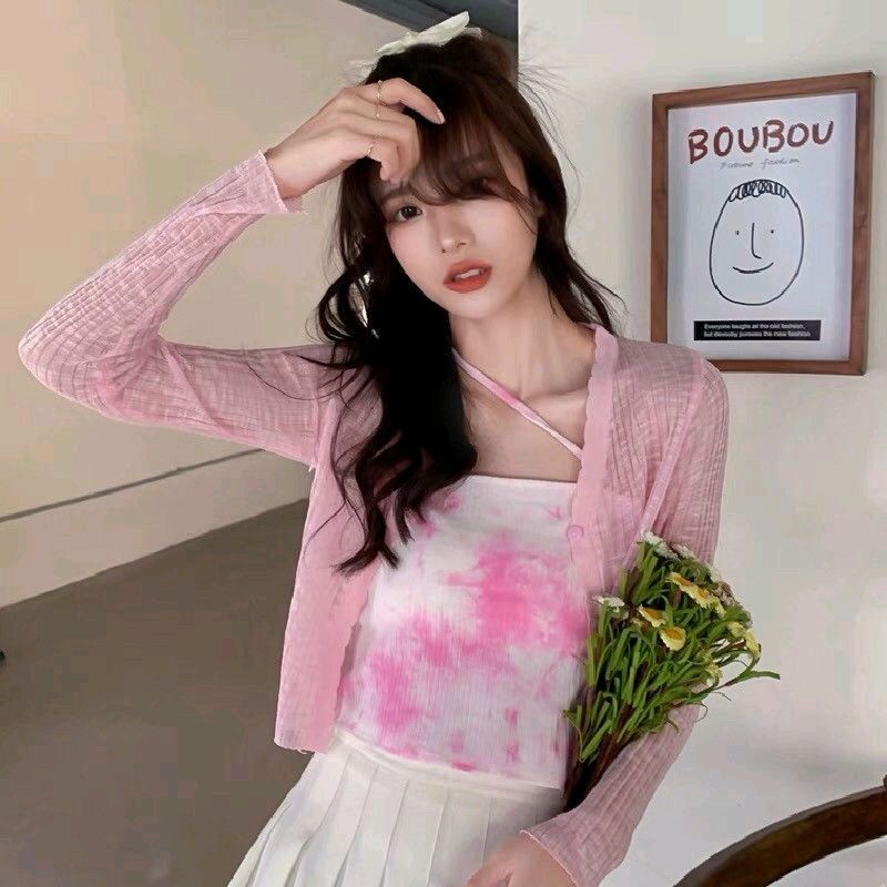 Áo 2 dây loang dây chéo cổ hàng QC