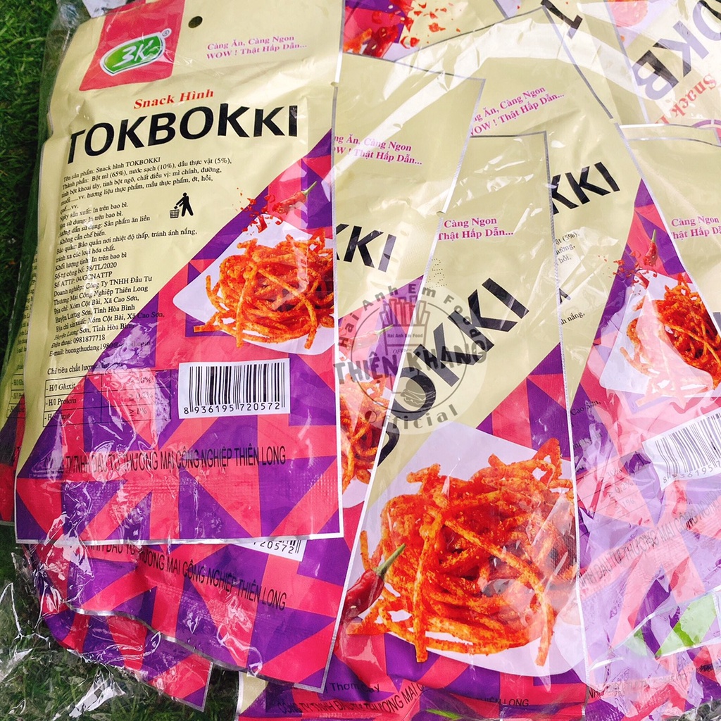 Bịch snack hình tokbokki 30 gói
