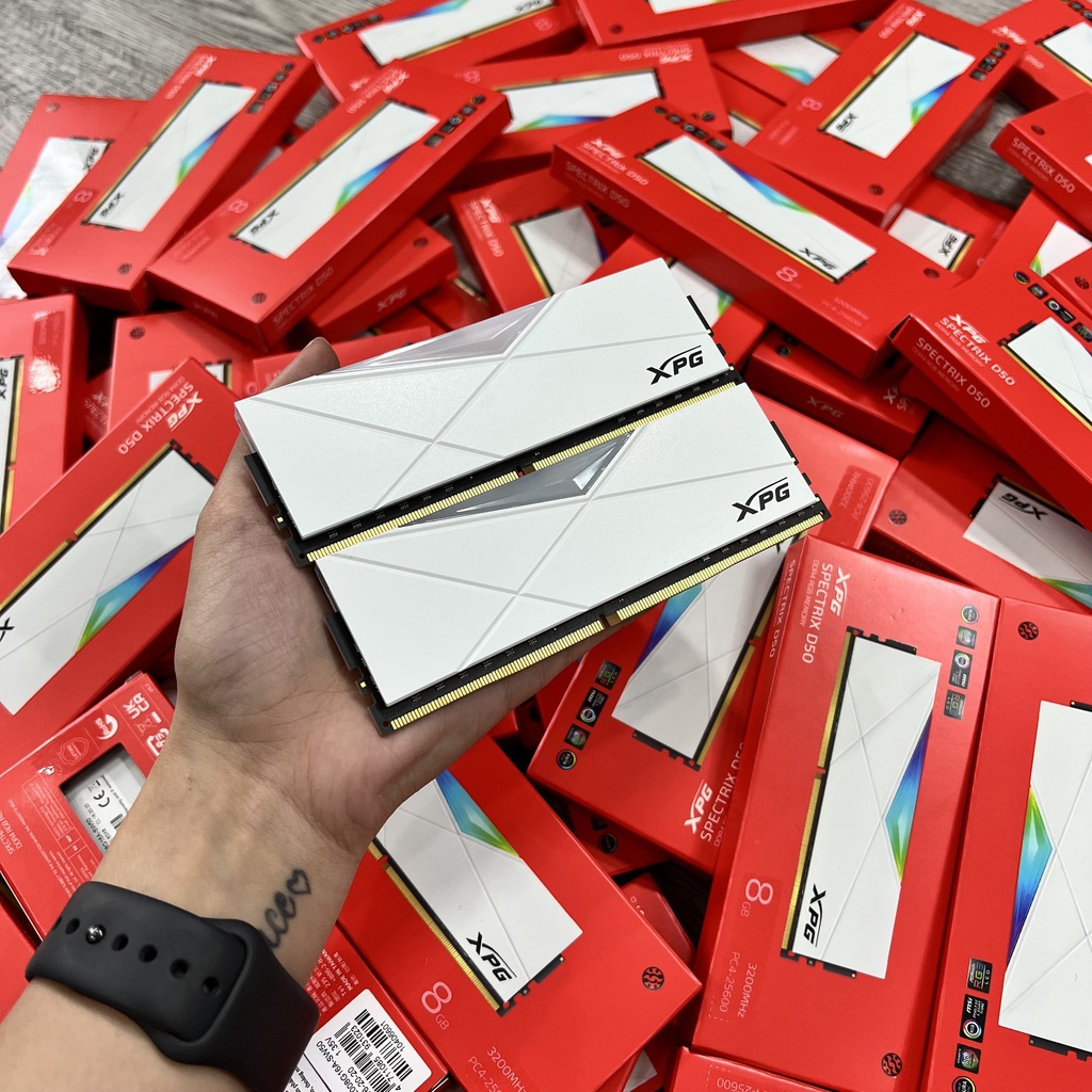 Ram ADATA XPG Spectrix D50 8GB bus 3200 White