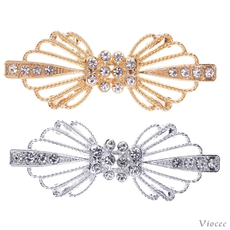 Cặp móc cài áo sweater đính đá pha lê cho cô dâu