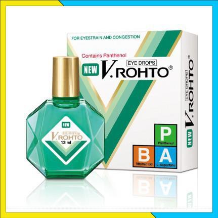 Nước nhỏ mắt Vrohto new, nước nhỏ mắt giúp đôi mắt khỏe đẹp H013