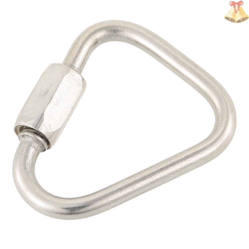 Móc Khóa Tam Giác Bằng Thép Không Gỉ