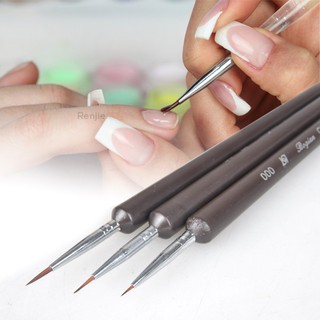 Bộ 3 cọ vẽ móng tay nghệ thuật