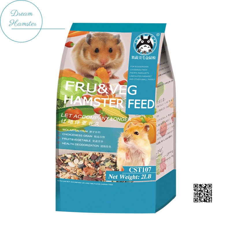 Thức ăn fruit &amp; vegetable hamster feed (Jonsanty)-2LB (~908gr)