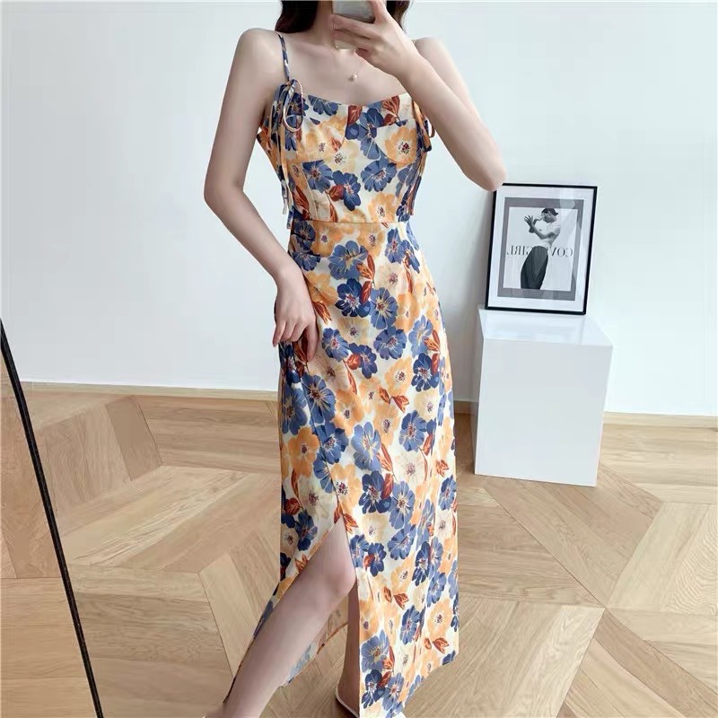 [Mã FAGREEN1505 giảm tới 30K đơn 99K] ODER - Váy HOA XOÈ 2 DÂY TÔN DÁNG | BigBuy360 - bigbuy360.vn