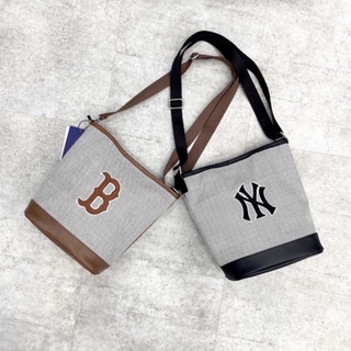[Tặng Túi Giấy MLB] Túi Đeo Chéo MLB Basic Big Logo Canvas Small Tote Bag Siêu Phẩm