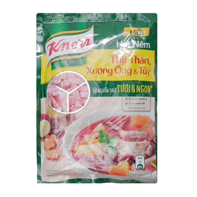[Thanh Hoá] Hạt nêm Knorr thịt thăn-xương ống và tủy gói 170g