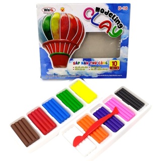 combo 2 hộp Đất Nặn WinQ D-10 (10 Màu)