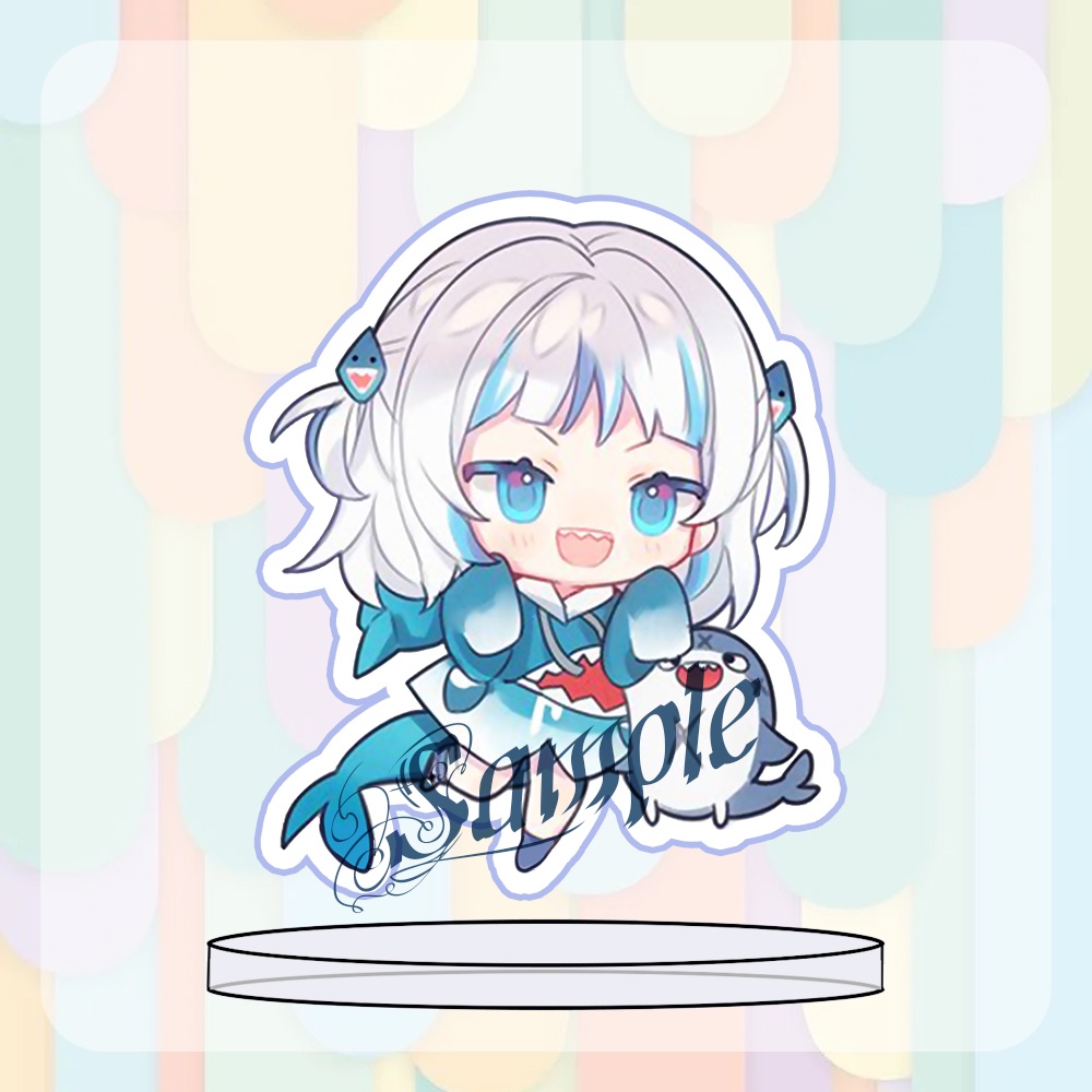 ( MINI ) Mô hình Standee HOLOLIVE Vtuber game anime chibi mica trưng bày