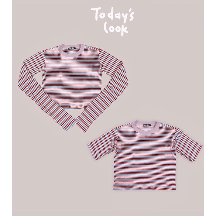 striped croptop (áo croptop sọc)