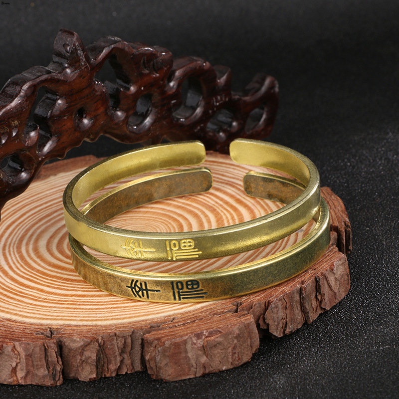 Yueying Vòng Tay Đồng Nguyên Chất Hạnh Phúc Tình Yêu Cho Cặp Đôi Nam Nữ