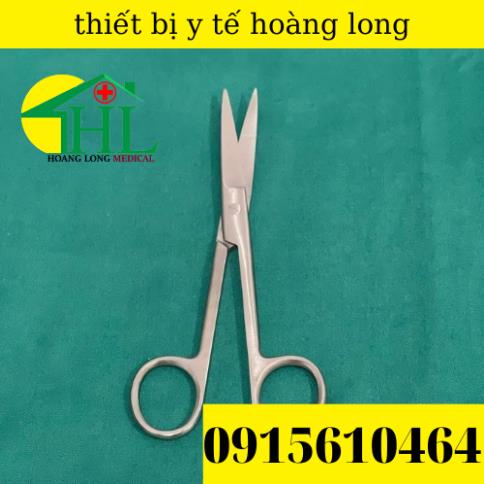 Kéo Y Tế Cong Nhọn 2 Đầu 14cm - Kéo Cắt Chỉ  Pakistan