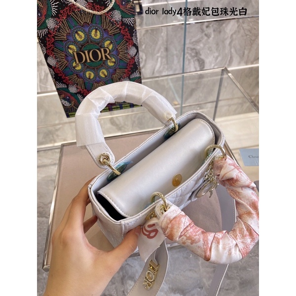 Túi xách/Túi đeo chéo Dior CD da mềm dây đeo bản to khóa logo đúc dày cao cấp