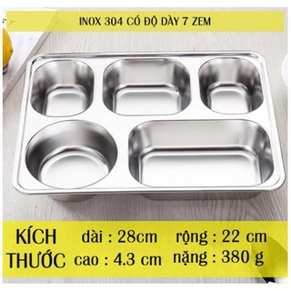 Khay đựng cơm inox 304