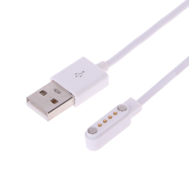Cáp sạc từ tính 4 pin cho đồng hồ thông minh Kw88 Kw18 Gt88 G3 chất lượng cao