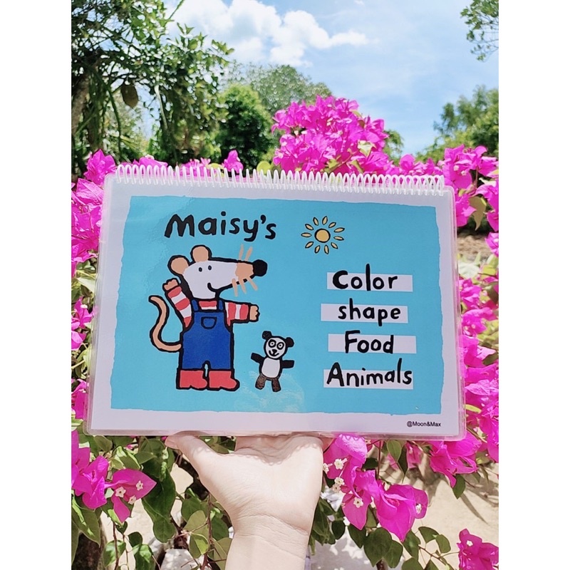 HỌC LIỆU MONTESSORI MAISY MOUSE HỌC LIỆU BÓC DÁN PHÁT TRIỂN TƯ DUY CHO BÉ