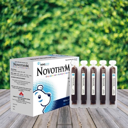 (CHÍNH HÃNG) NOVOTHYM Tăng Cường Sức Đề Kháng, Phòng Bệnh Hô Hấp - Hộp 10 Ống