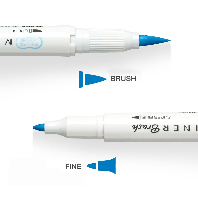 Bút 2 đầu Zebra Mildliner Brush ( 1 cây lẻ )