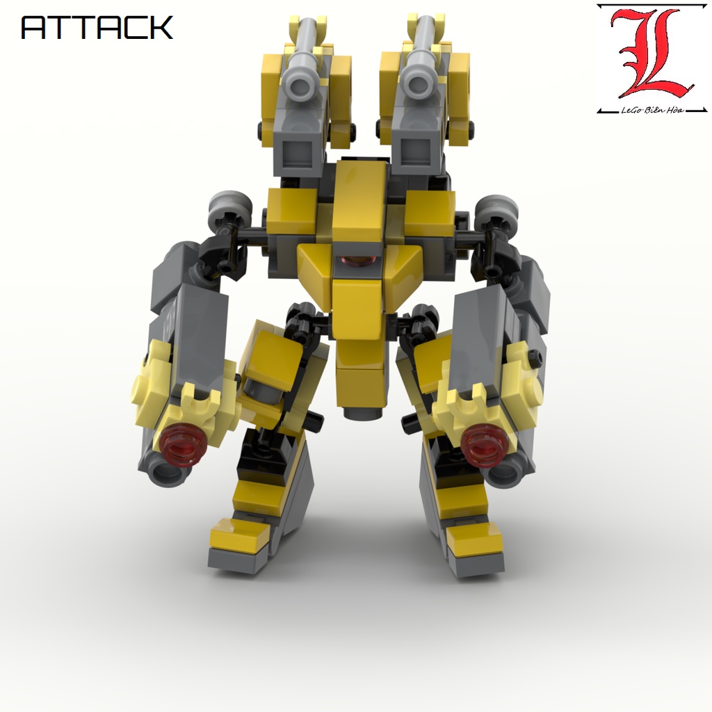 Đồ chơi lắp ráp Moc Mech Robot Attack