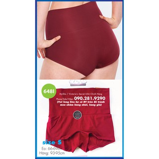 (Quần lót S) - Quần lót đỏ đô lưng cao ôm bụng, Seamless Shape (648), mông 87-90cm - Victoria's Secret 