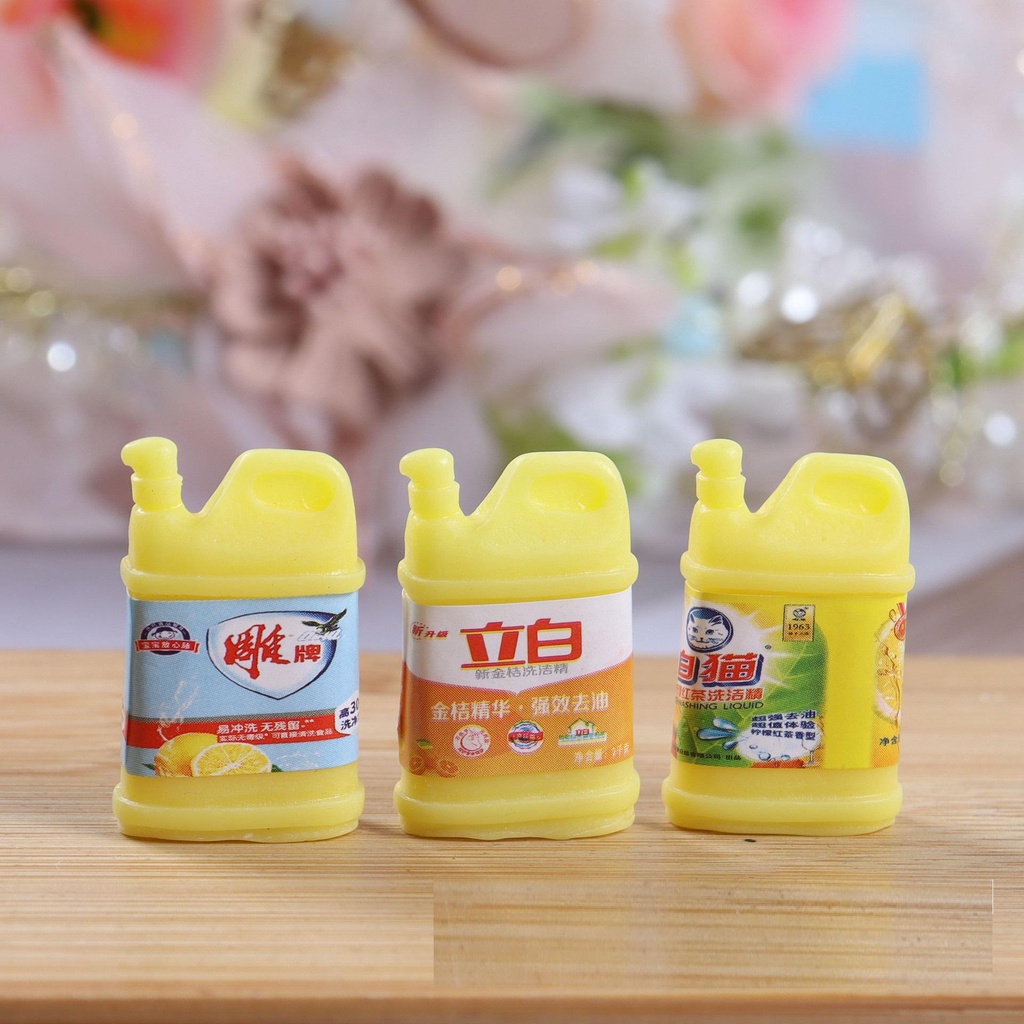 Mô hình chai nước rửa chén trang trí nhà búp bê [1 cái]
