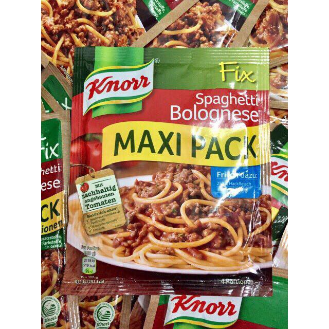 ( HÀNG  XÁCH TAY ĐỨC )Gia vị làm nước sốt Mỳ Ý Spaghetti Bolognese Knorr