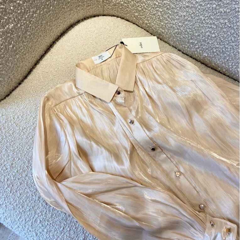 Áo Sơ Mi Vải Organza Nhiều Màu EDINI - SM222