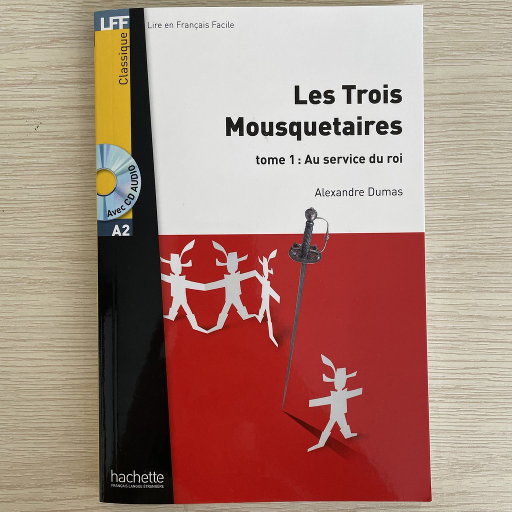 Sách - Pháp : LFF A2 - Les trois Mousquetaires tome 1