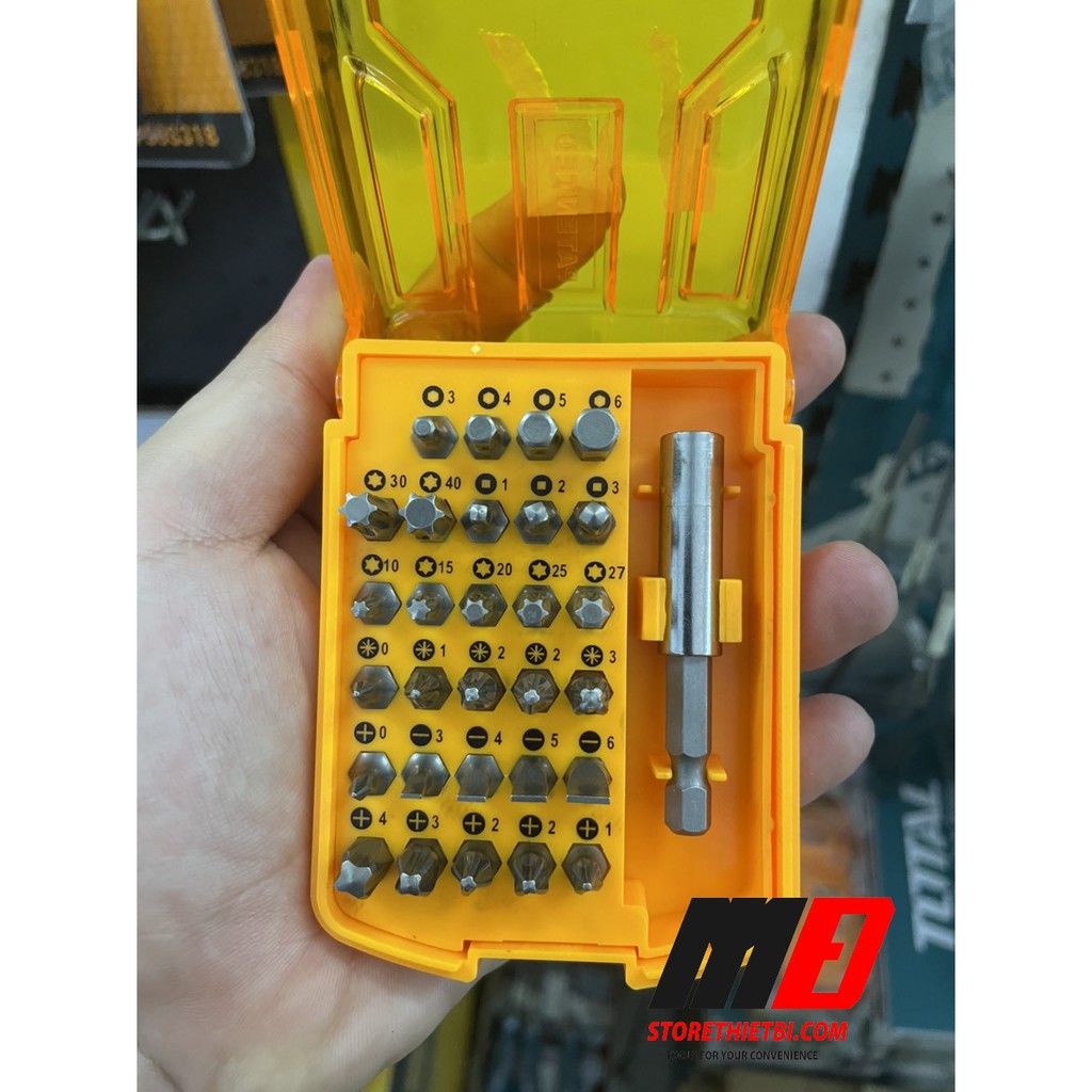 Bộ 30 đầu nối và mũi bắt vít đa năng INGCO AKSD08301